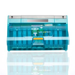 One Touch Easy Access Dispenser with Eye Wash Pods and Eye Pads