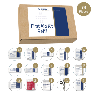 Large Blue Dot BS 8599-1 (2019) First Aid Kit Refill